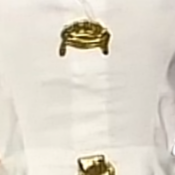 (Get one size up)Gorgeous little dress gold buttons casual