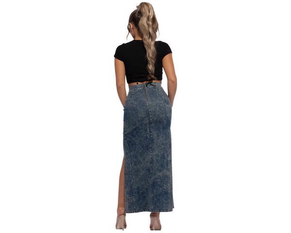 2 slits maxi skirt