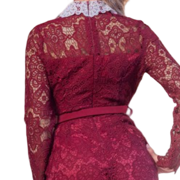 Old money Floral eyelets midi dress