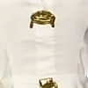 (Get one size up)Gorgeous little dress gold buttons casual