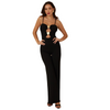 Flat gold stone jumpsuit