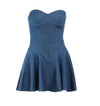 Y2K denim sleeveless dress