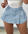 Light blue skort