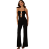 Flat gold stone jumpsuit