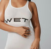 Ivory wet romper y2k for women