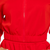 Red striped tracksuit