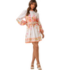 Elegant floral dressy dress million bucks(non stretch)