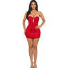 Strapless Luxe corset mini dress