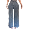 Denim Cargo jeans and rhinestones jeans y2k women’s fashion trendy pants