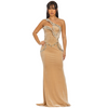 Feel like royalty velvet and rhinestones maxi dress