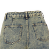 Cargo denim mini skort wrap strings womenswear