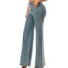 Denim Cargo jeans and rhinestones jeans y2k women’s fashion trendy pants