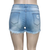 Denim gemstone short summer wear for women fuzzy shorts